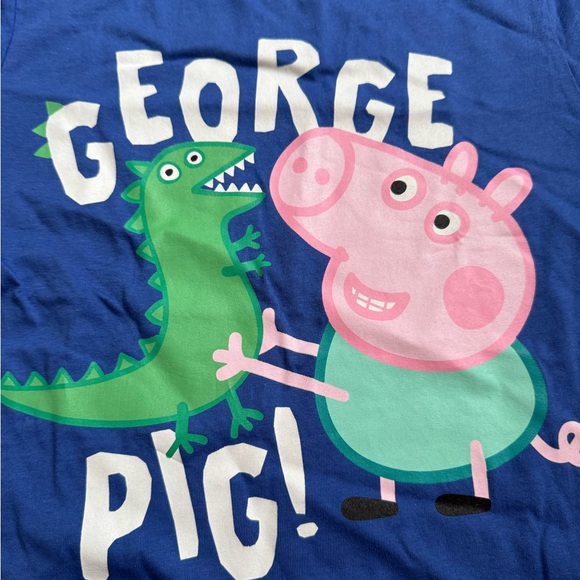 Peppa Pig Blue George Pig Kids Shirt - Picture 4 of 4